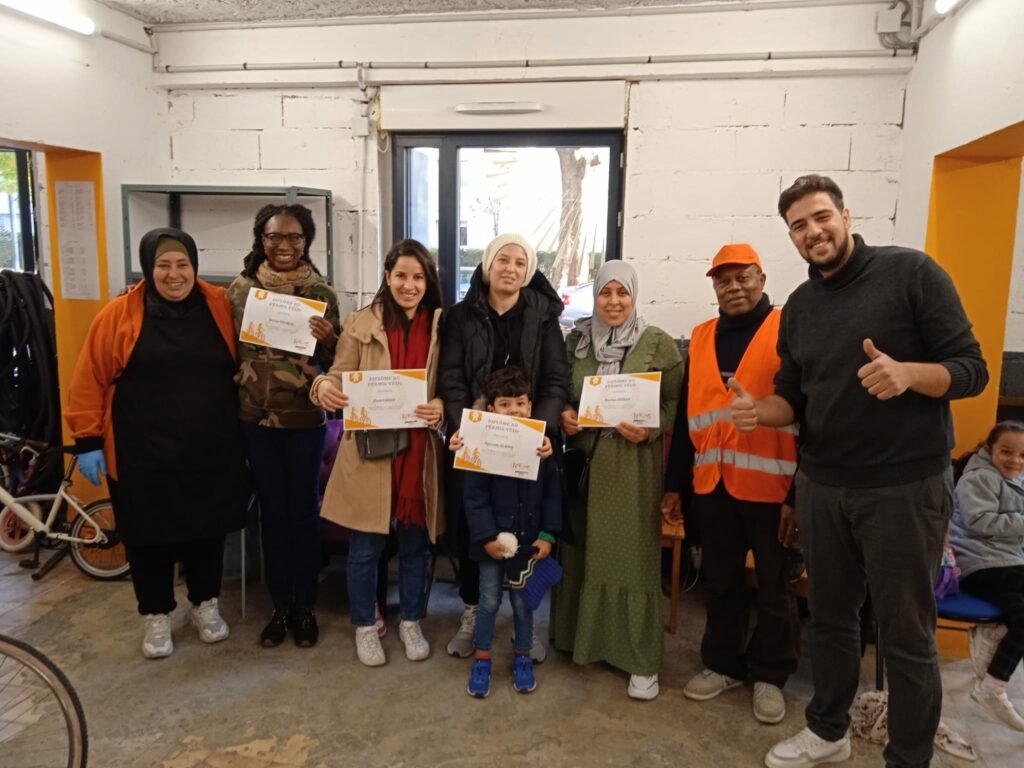 Remise diplôme vélo école automne 2022